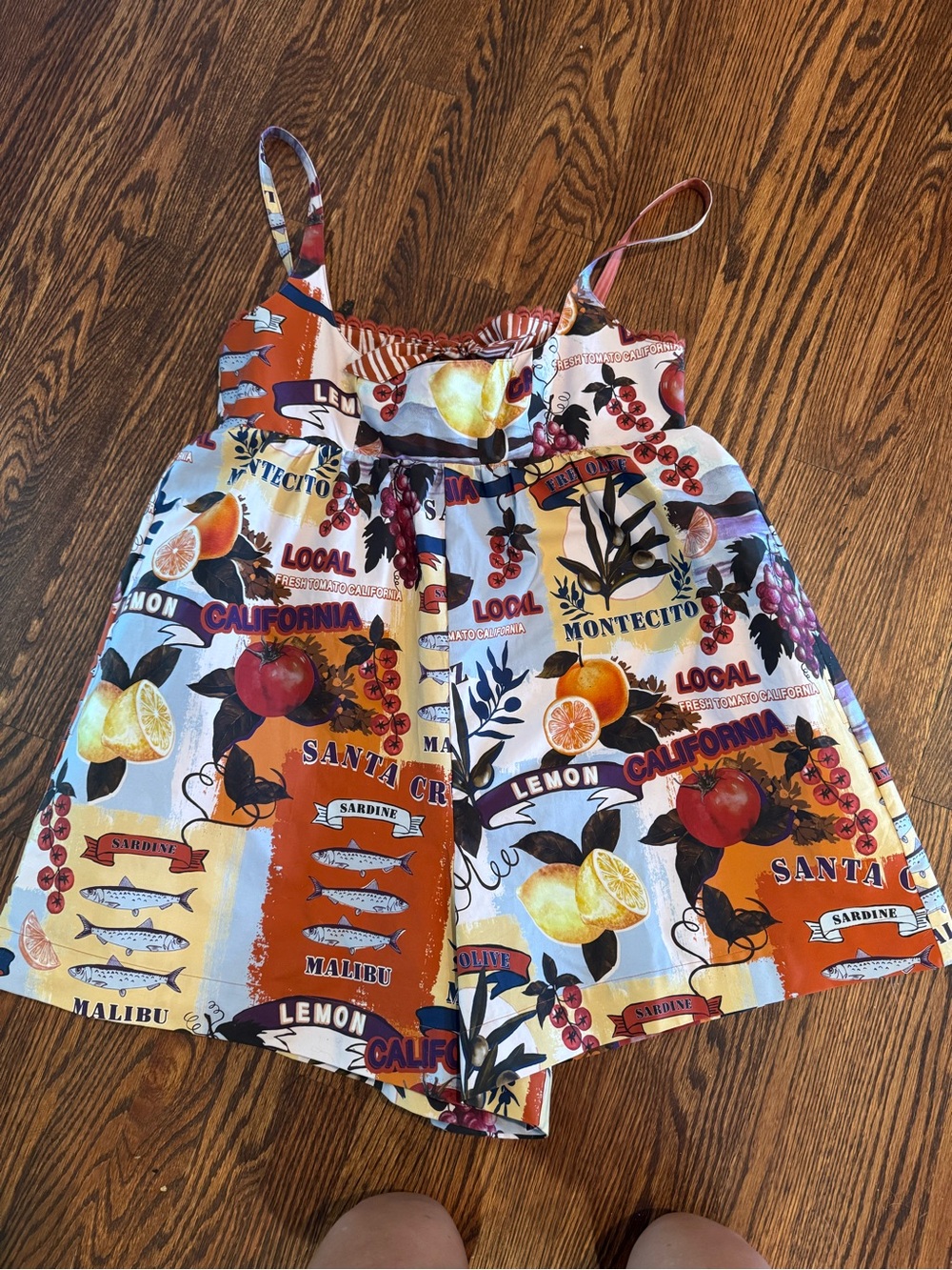 Christian Lacroix Multicolor Fruit-Print Cotton Romper medium